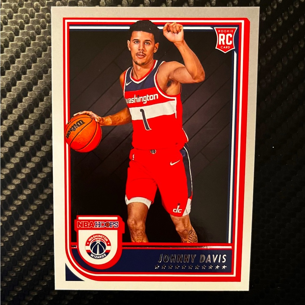 Johnny Davis Wizards 2022-23 Panini HOOPS RC #240 Rookie NBA Trading Card